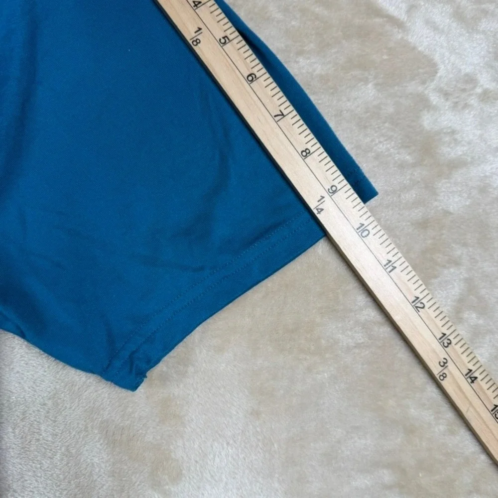 The North Face Mens VaporWick Performance T-Shirt Blue Teal Large RN61661